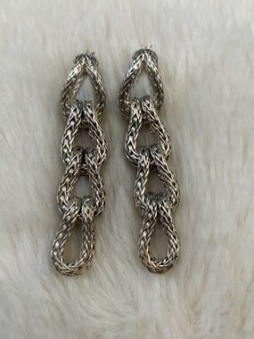 John Hardy Link Earrings